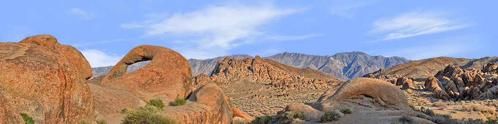 Alabama Hills Desert Inyo County California left