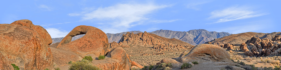 Alabama Hills Desert Inyo County California left