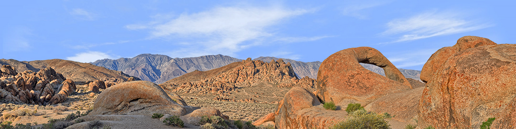 Alabama Hills Desert Inyo County California right