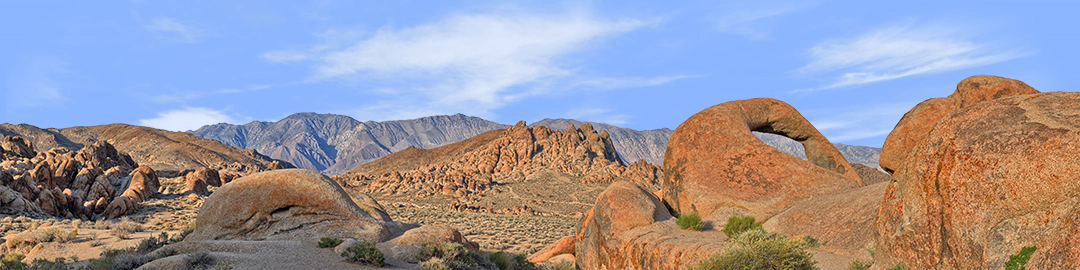 Alabama Hills Desert Inyo County California right