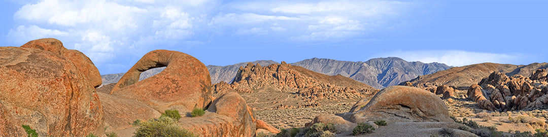 Alabama Hills Desert Inyo County California left