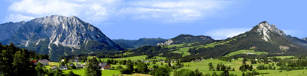 Alpine Mountain Valley Bavaria left