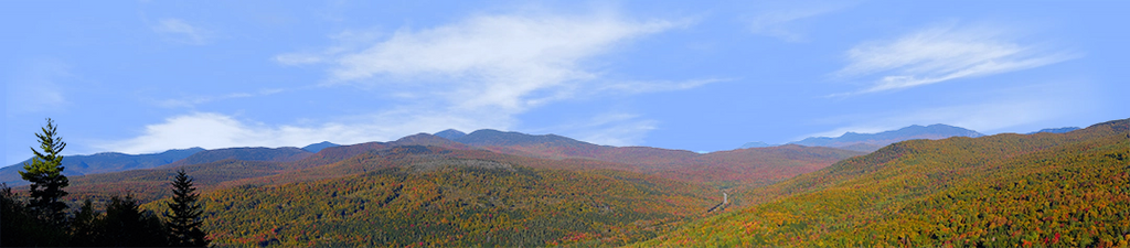 Autumn in New England Mountains left