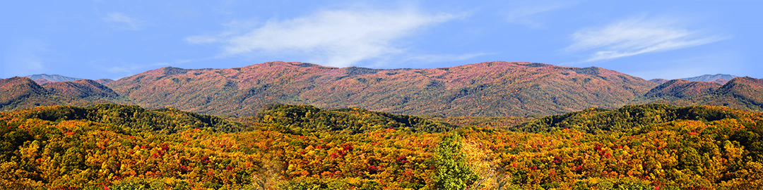 Autumn in Smoky Mountain National Park Tennessee center repeatable