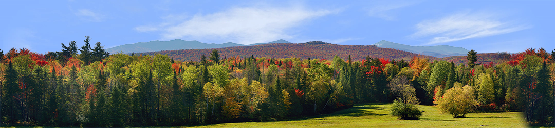 Autumn in the Adirondak Mountains center repeatable