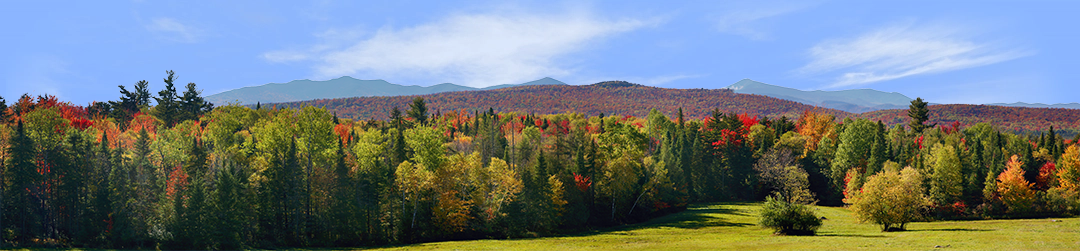Autumn in the Adirondak Mountains right