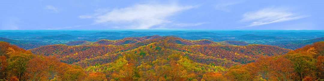 Autumn in the Shenandoah Valley center repeatable