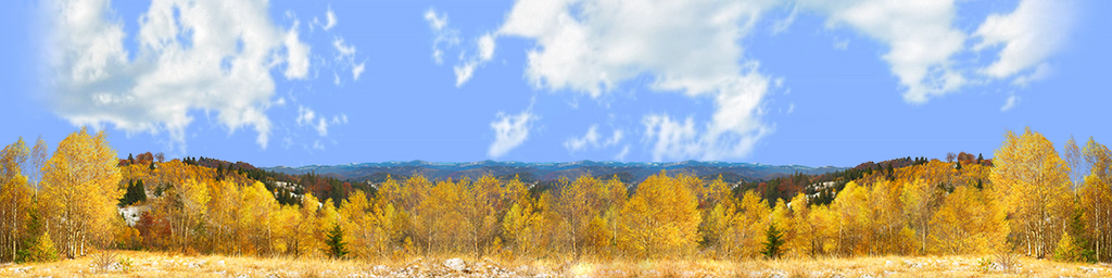Autums Sokolski Mountains Poland
