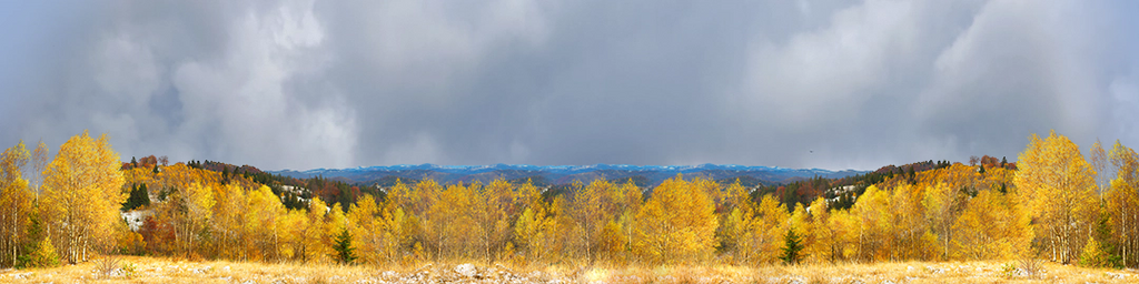 Autums Sokolski Mountains Poland