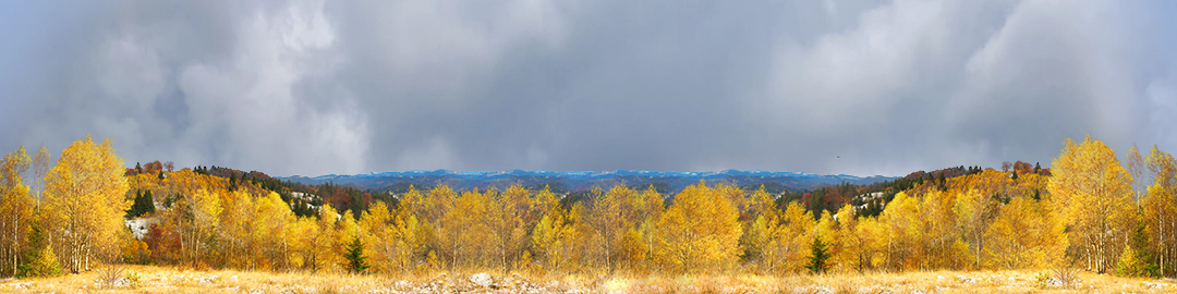 Autums Sokolski Mountains Poland