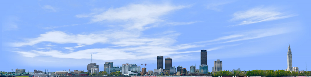 Baton Rouge Skyline right no water