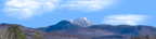 Camel Hump Mountain Vermont with Snow left