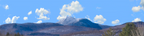 Camel Hump Mountain Vermont with Snow right