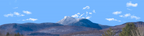 Camel Hump Mountain Vermont with Snow right