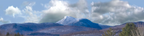 Camel Hump Mountain Vermont with Snow right