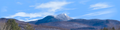 Camel Hump Mountain Vermont with Snow left