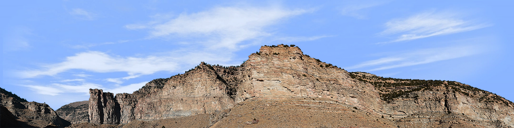 Castle Gate Utah From The South Tall left
