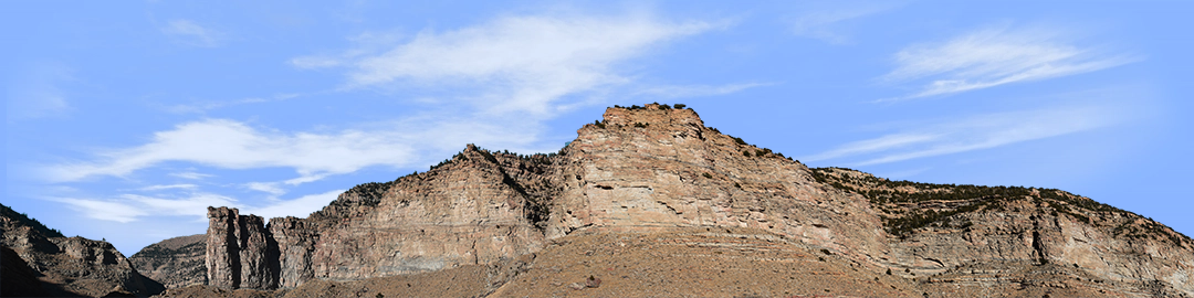 Castle Gate Utah From The South Tall left