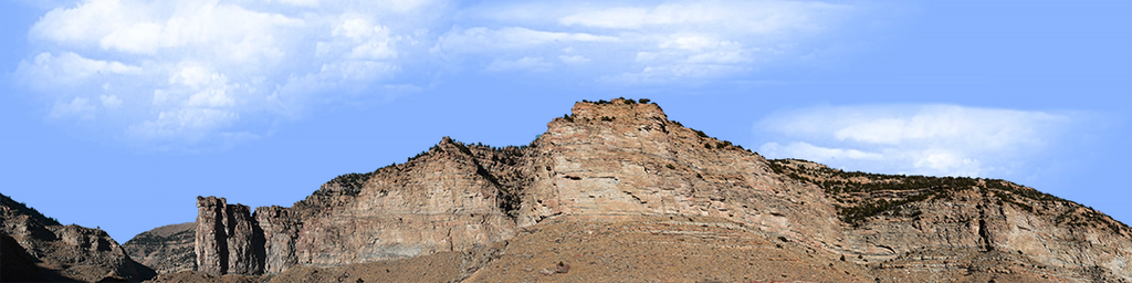 Castle Gate Utah From The South Tall left