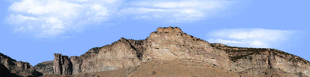 Castle Gate Utah From The South Tall left