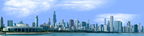 Chicago from Planetarium with water