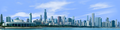 Chicago from Planetarium with water