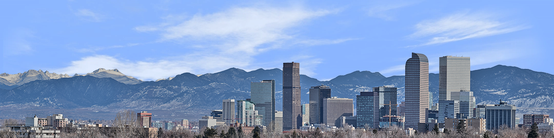 Denver from East Late Fall right