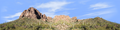 Desert Saguaros Around Mountain Butte left repeatable