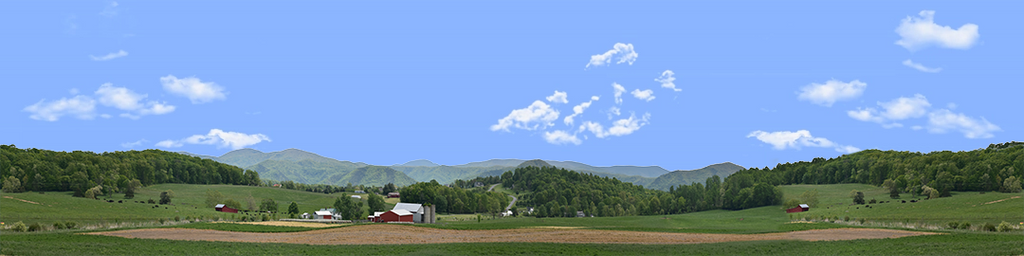 Farm in Viginia Blue Ridge Mountains center repeatable