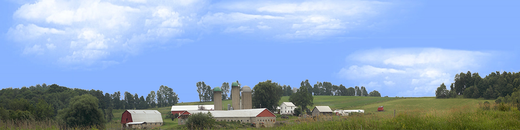 Farm with Red Barn Virginia left