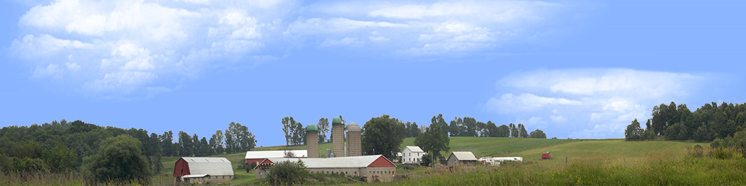 Farm with Red Barn Virginia left