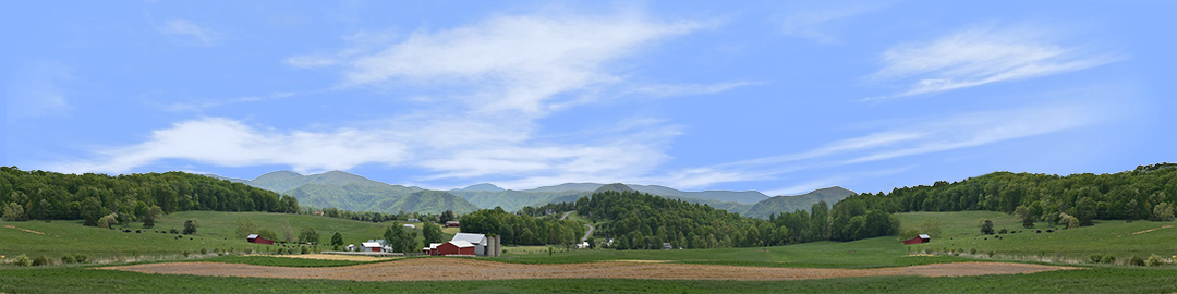 Farm in Viginia Blue Ridge Mountains center repeatable