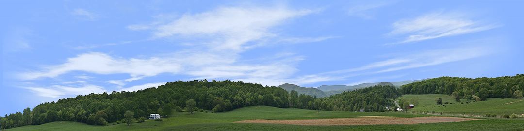 Farm in Viginia Blue Ridge Mountains left