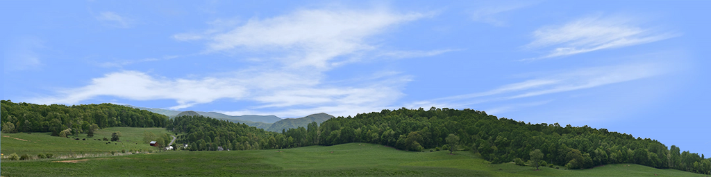 Farm in Viginia Blue Ridge Mountains right