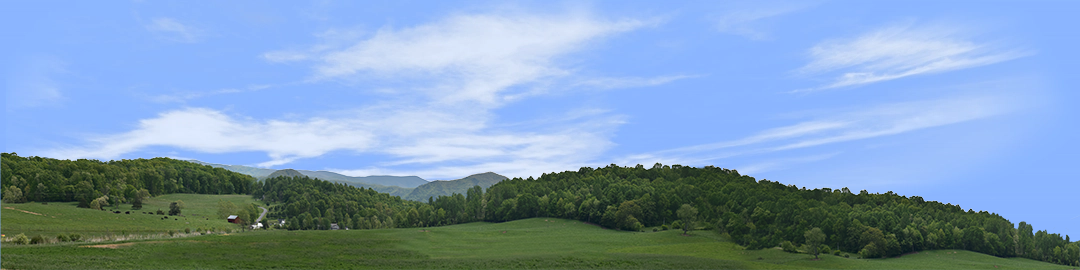 Farm in Viginia Blue Ridge Mountains right