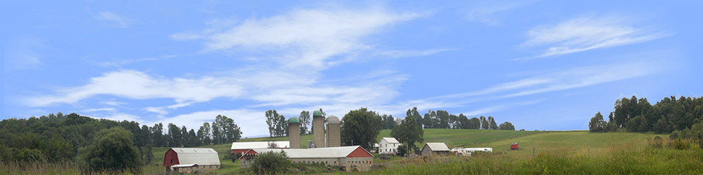 Farm with Red Barn Virginia left
