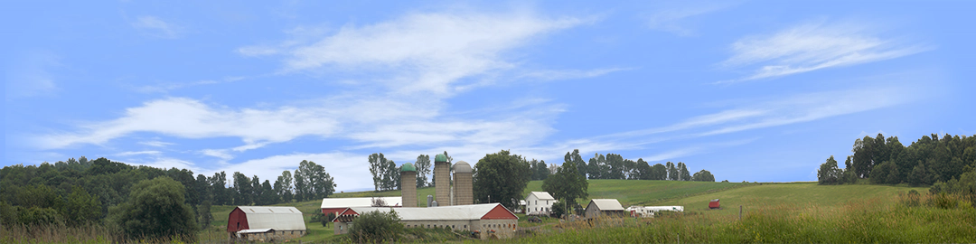Farm with Red Barn Virginia left