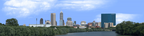 Indianapolis Skyline from the West with River