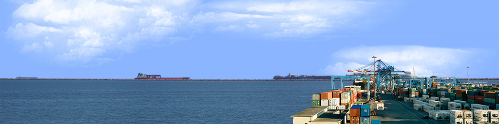 Intermodal Seaport From End