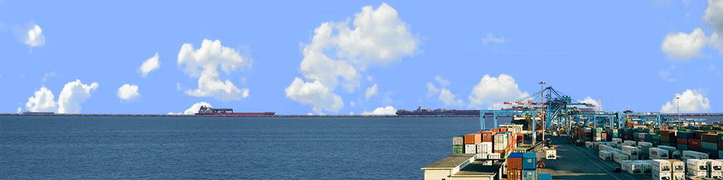 Intermodal Seaport From End