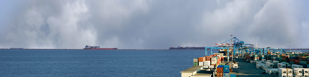Intermodal Seaport From End