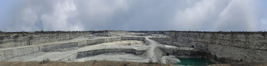 Limestone Quarry near Chicago