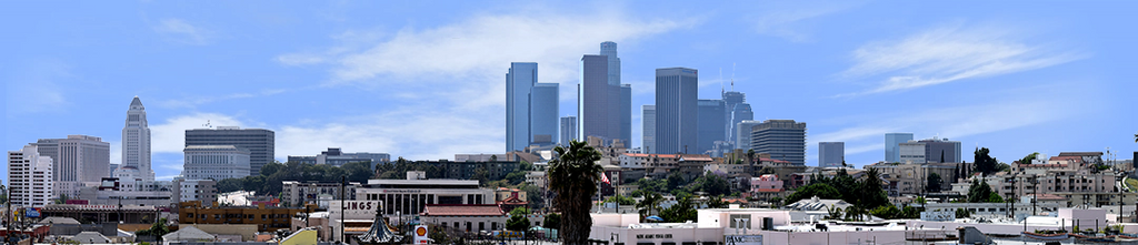 Los Angeles Skyline from Old China Town