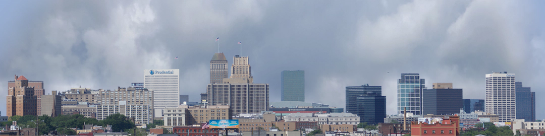 Newark NJ from the South