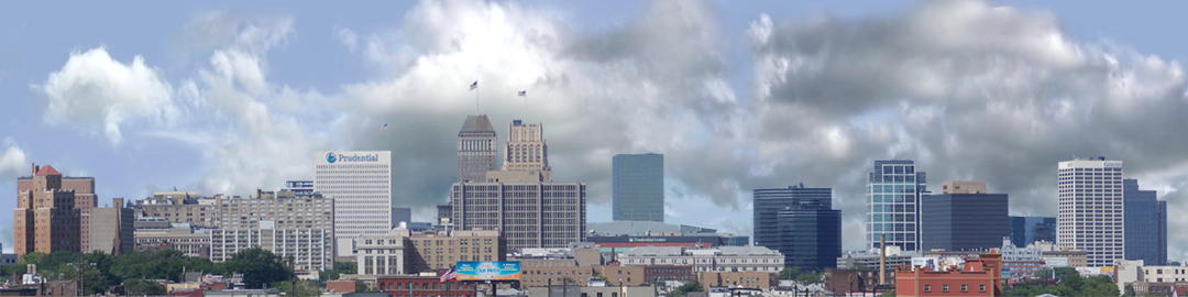 Newark NJ from the South