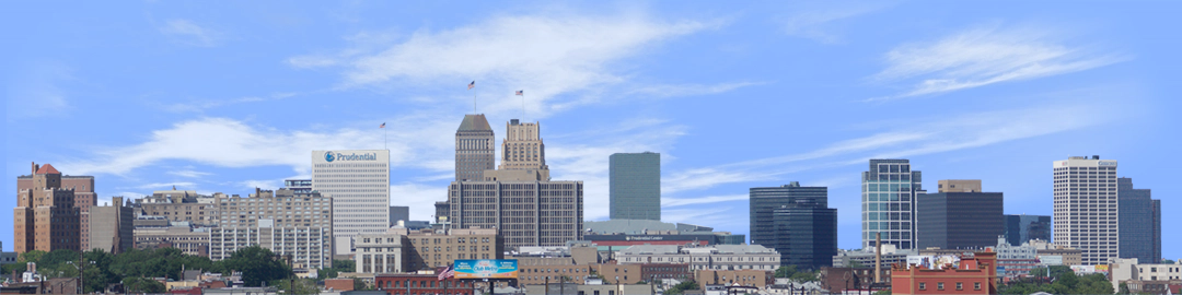 Newark NJ from the South