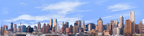 New York Manhattan Skyline Full no Water left side