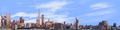 New York Manhattan Skyline Full no Water right side