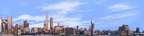 New York Manhattan Skyline Full no Water right side