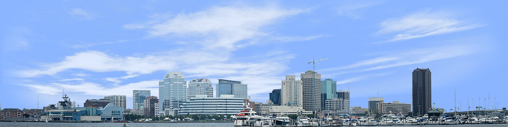 Norfolk Skyline from Harbor Court